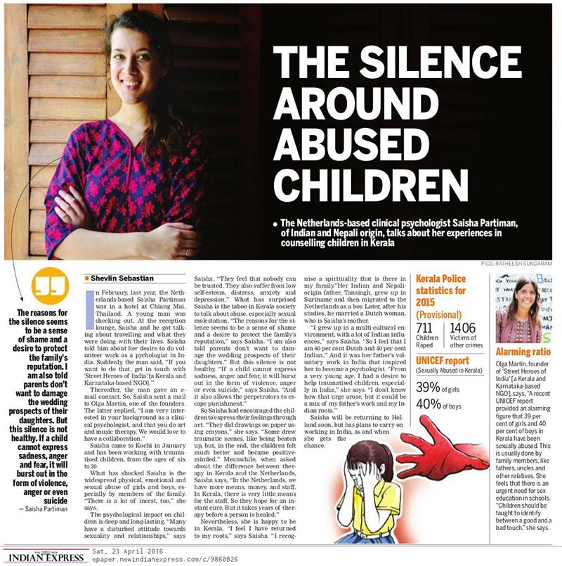 Article clip from The New Indian Express